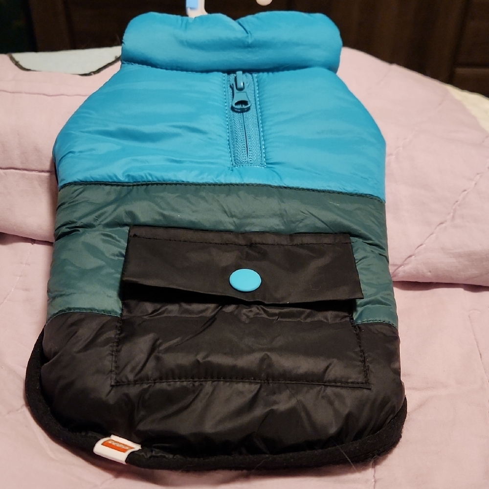 Lego Dog Jacket - Blue and Black